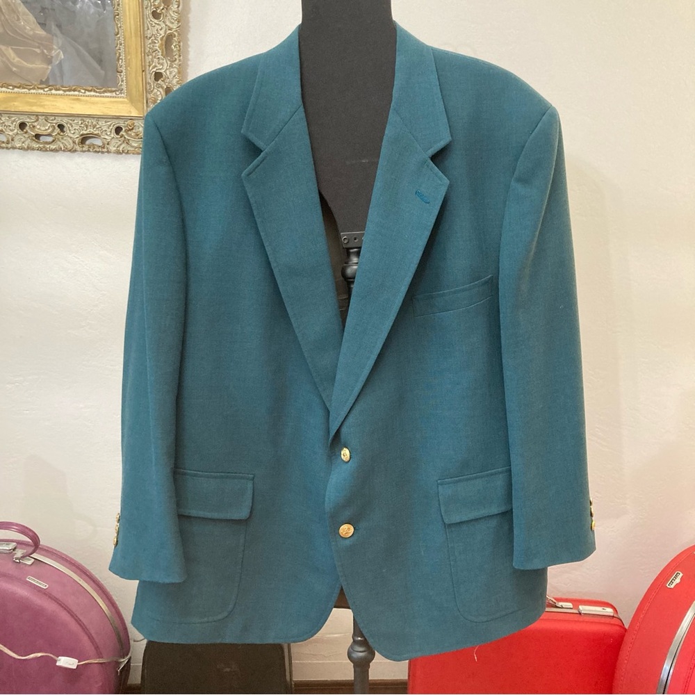 Vintage looks unused High end Turnbury men’s silk wool line blazer sports coat